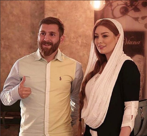 عکس سحر قریشی کنار رونالدو