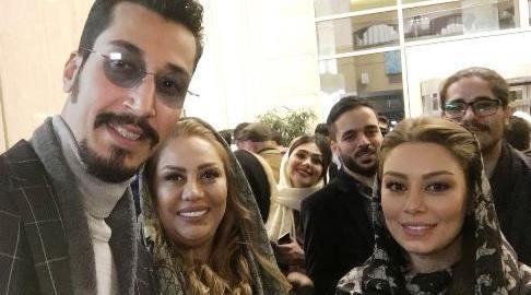 عکس سحر قریشی با پدرش
