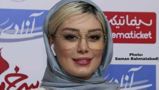 عکس سحر قریشی با عینک دودی