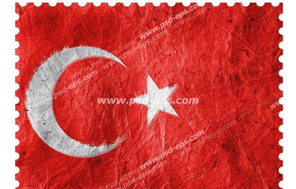عکس دختر با پرچم ترکیه