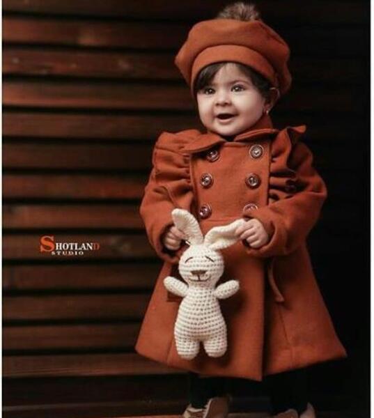 عکس دختر بچه پاییزی