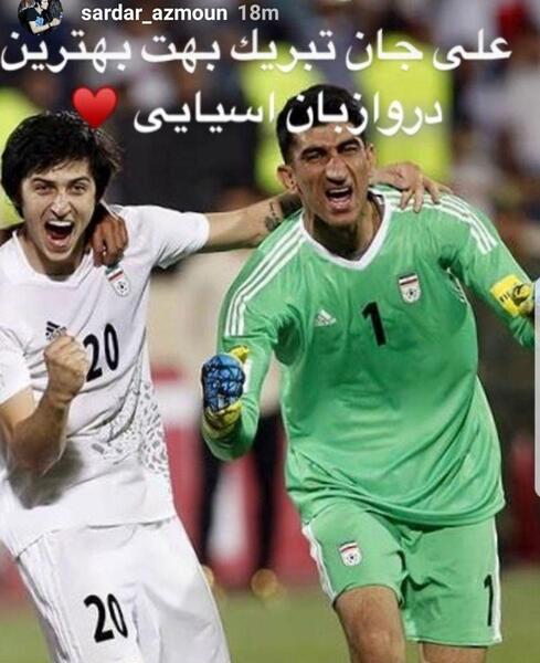 عکس سردار آزمون پرسپولیس