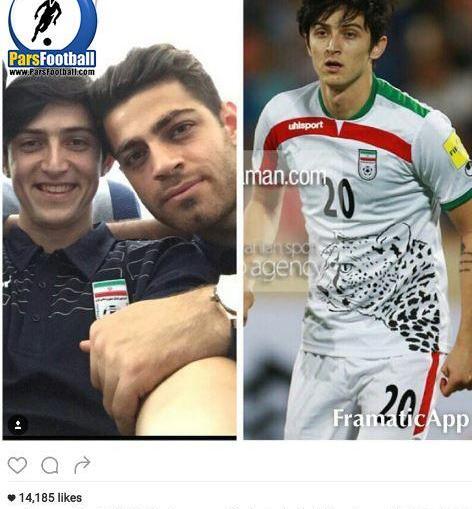 عکس سردار آزمون اینستاگرام فن پیج