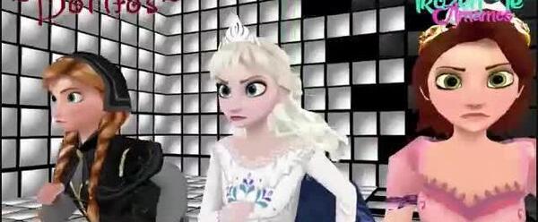 عکس السا و آنا و راپونزل