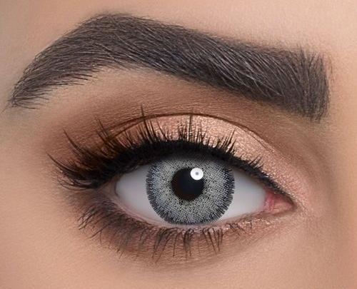 عکس دختر چشم طوسی طبیعی