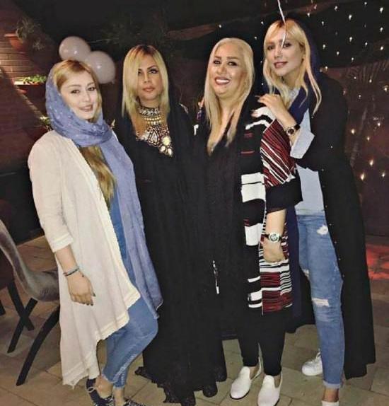 عکس سحر قریشی و مادرش