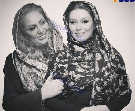 عکس سحر قریشی و مادرش