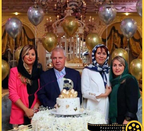عکس تولد همسر علی پروین