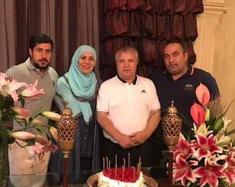 عکس تولد همسر علی پروین