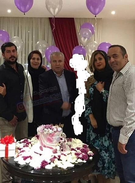 عکس تولد همسر علی پروین