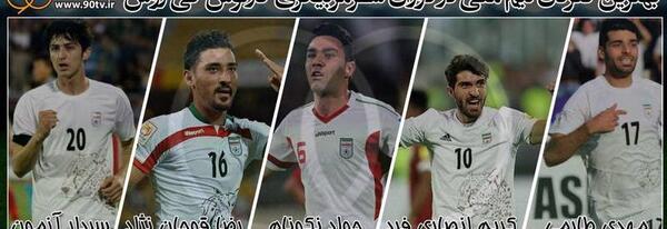 عکس سردار آزمون و کریم انصاری فرد
