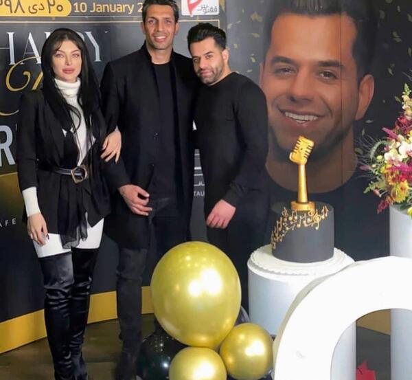 عکس تولد همسر سپهر حیدری