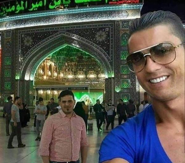 عکس سحر قریشی با رونالدو