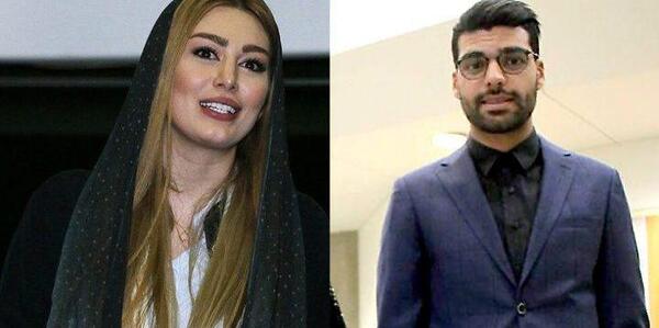 عکس سحر قریشی با فوتبالیست