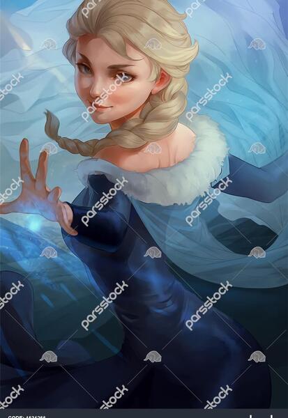 عکس السا و انا فرشته
