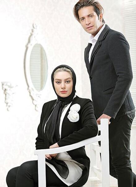 عکس سحر قریشی با همسرش