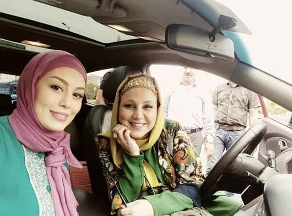 عکس سحر قریشی و پدرش