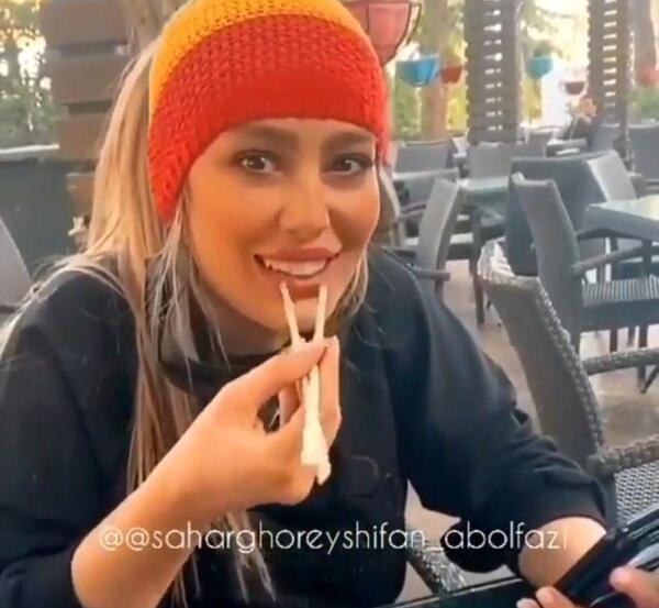 عکس سحر قریشی خارج از ایران