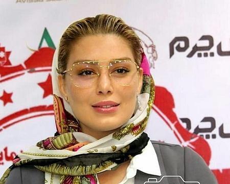 عکس سحر قریشی با عینک