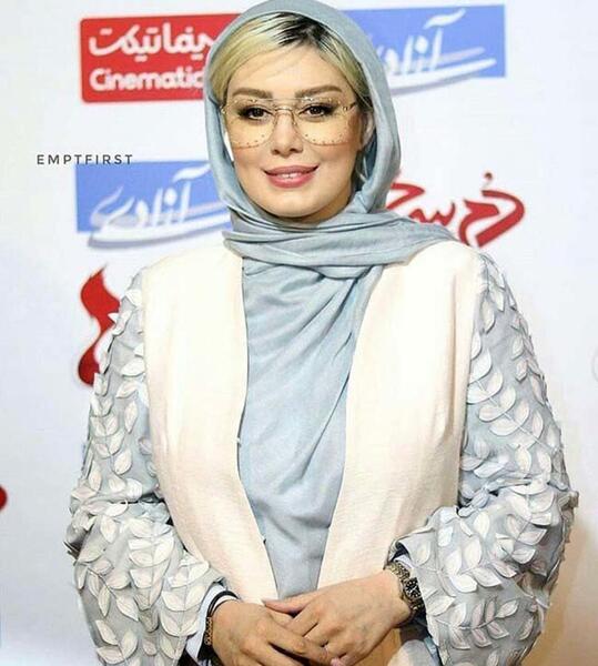 عکس سحر قریشی با عینک