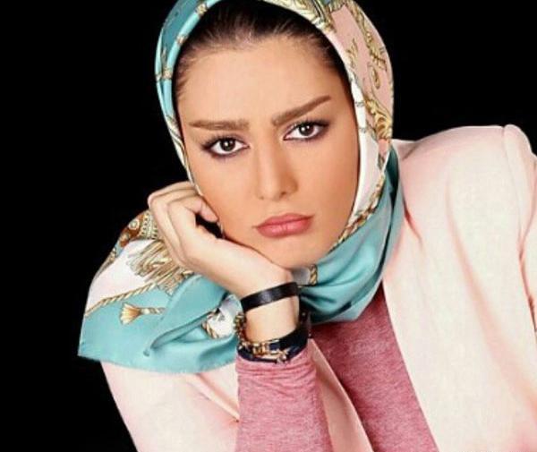 عکس سحر قریشی با آرایش غلیظ