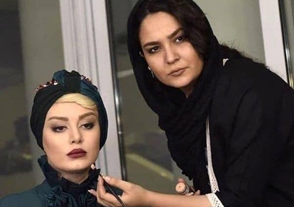 عکس سحر قریشی با آرایش غلیظ