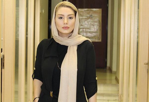 عکس سحر قریشی با آرایش غلیظ