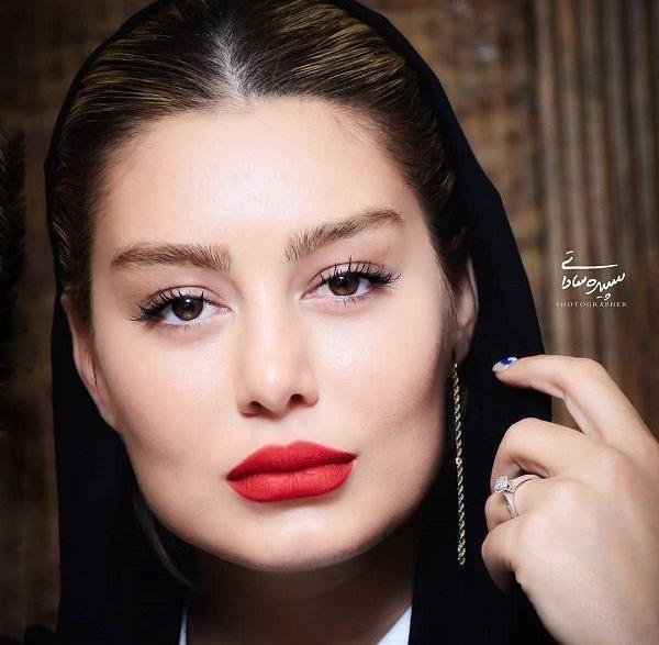 عکس سحر قریشی با آرایش غلیظ