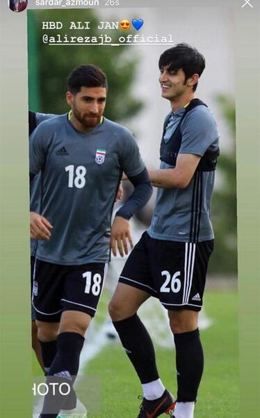 عکس سردار ازمون و علیرضا جهانبخش
