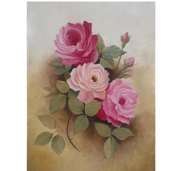 عکس نقاشی گل ژربرا