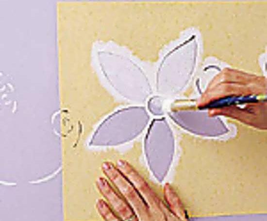 عکس طرح نقاشی ساده روی دیوار