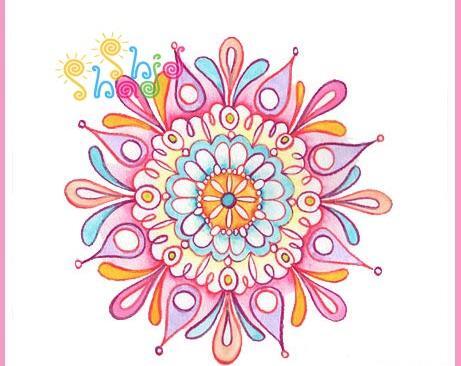 عکس طرح نقاشی ماندالا