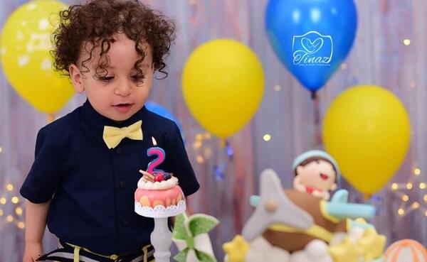 عکس اتلیه کودک با تم تولد