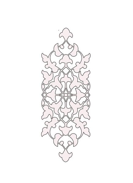 عکس طرح خام برای نقاشی روی گلدان سفالی
