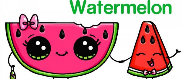 عکس نقاشی فانتزی هندوانه