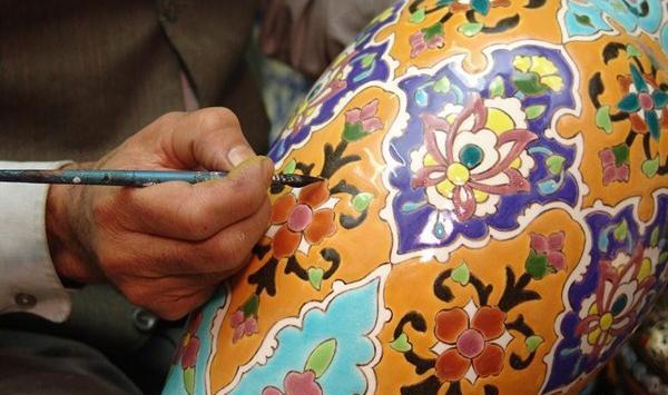 عکس مدل نقاشی روی کوزه سفالی