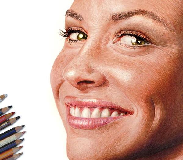 عکس طرح چهره برای نقاشی با مداد رنگی