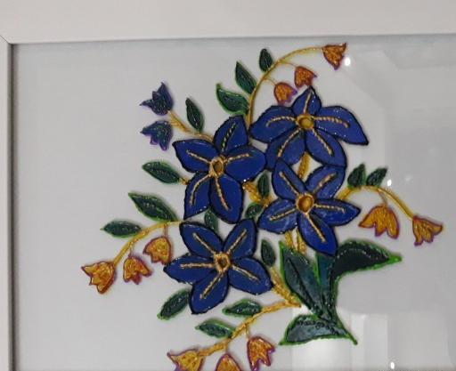 عکس نقاشی گل عروس