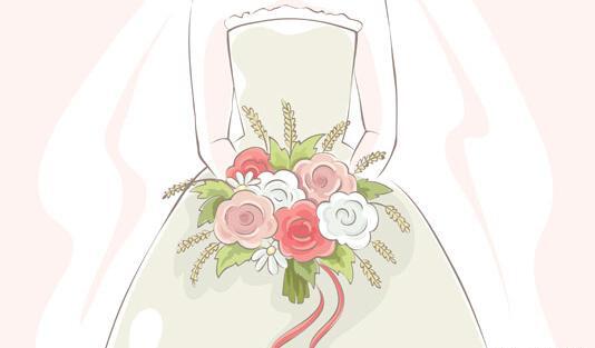 عکس نقاشی گل عروس