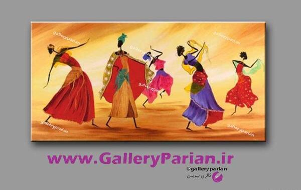 عکس نقاشی آفریقایی مدرن