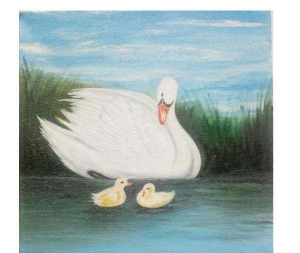 عکس نقاشی غاز
