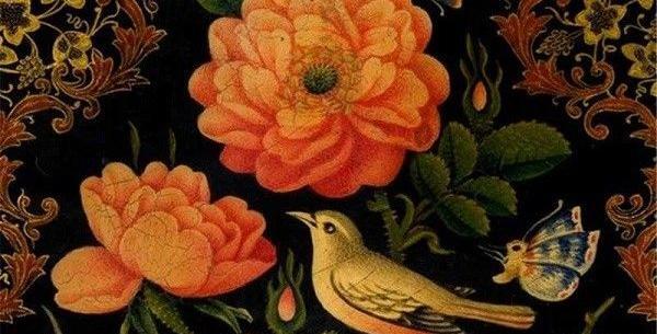 عکس نقاشی گل مرغ