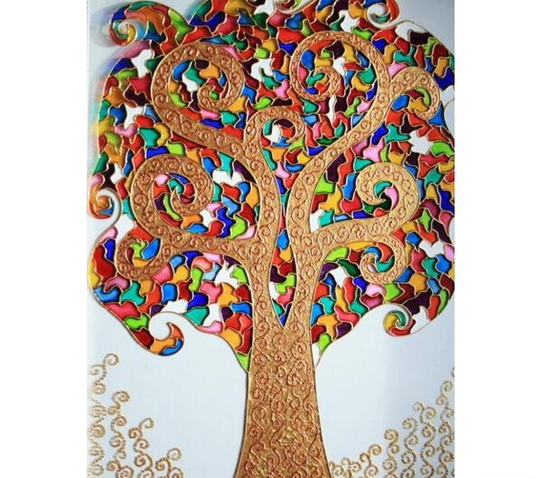 عکس طرح نقاشی فانتزی برای ویترای