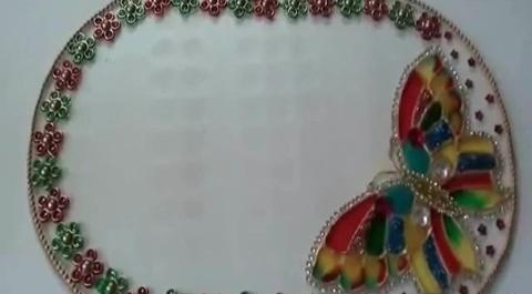 عکس طرح کودکانه نقاشی روی شیشه