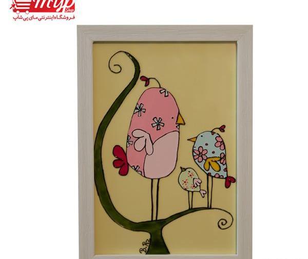 عکس طرح کودکانه نقاشی روی شیشه