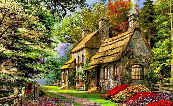 عکس نقاشی های زیبای طبیعت