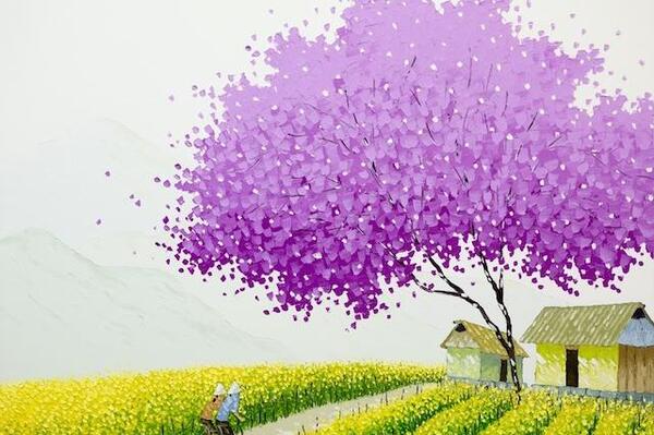 عکس نقاشی های زیبای طبیعت