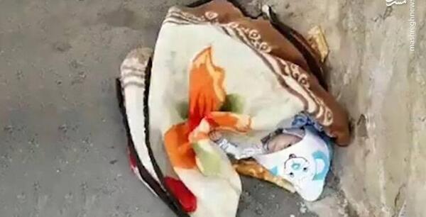 عکس کودک رها شده در اصفهان