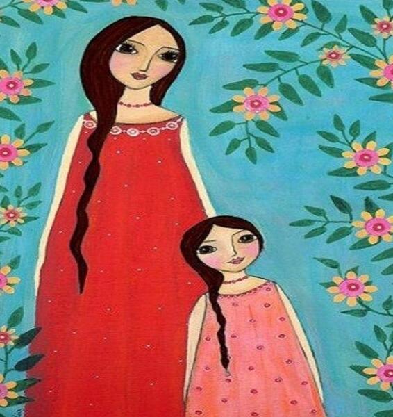 عکس نقاشی گل جادویی