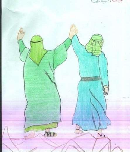 عکس طرح نقاشی کودکانه عید غدیر